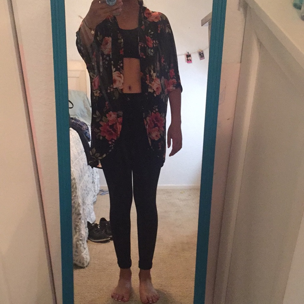 floral kimono